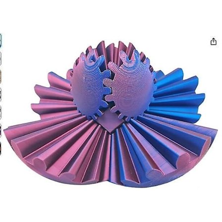 Steampunk Whirling Wonder Fidget, Gear Ball Fidget Toy, 3D-trykt Gear Ball - Perfekt