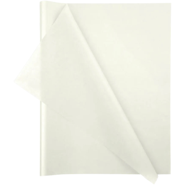 Silkespapper Creme 50x75cm 1,3kg