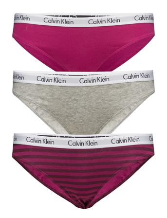Bikini 3Pk Trusser, Tanga Briefs Grå Calvin Klein