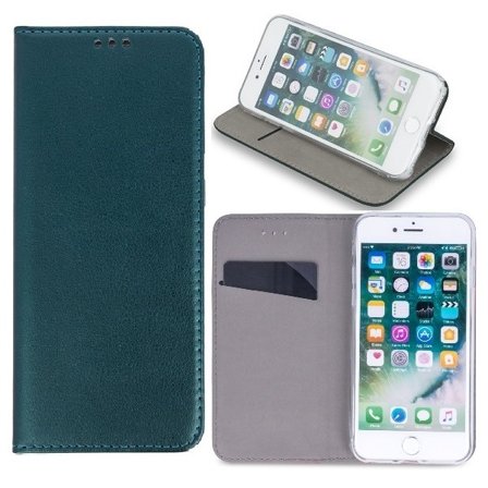 iPhone 16 Pro Max - Smart Magnet Mobilplånbok Mörkgrön Dark green