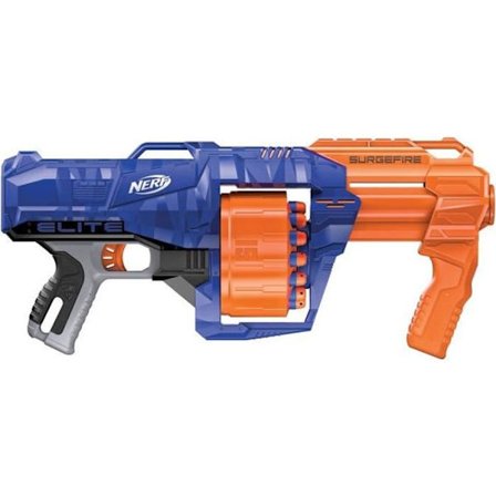 NERF - Elite Surgefire - Virallinen 15 tikkapistooli