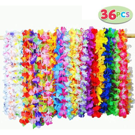 36 kpl trooppisia havaijilaisia Luau-kukka Leit juhlalahjoja