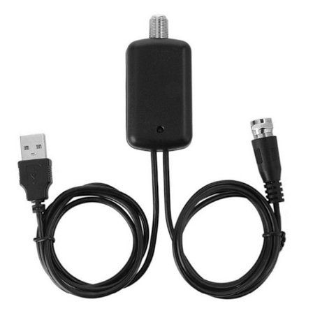 Digital HDTV Signalforsterker Antenne 25dB Forsterker for Kabel-TV Innendørs HD-kanalmottak