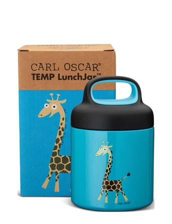 Temp Lunchjar, Kids 0.3 L - Turquoise Home Meal Time Lunch Boxes Sininen Carl Oscar