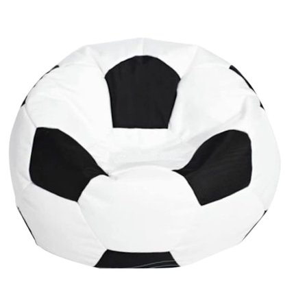 Fotball Oxford Klut Barn Bean Bag Trekk For Barn Utstoppede Dyr Oppbevaring 3 Farger Å Velge Mellom - Hvit 80cm - Excellence