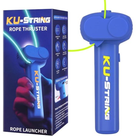 Glow-in-the-Dark Lasso, Spelskytte Snöre Leksak, Glow-in-the-Dark Loop Rep Launcher Propeller, Handhållen Nyhet Kul