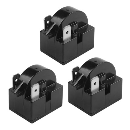 3x 3-bens Terminaler Køleskab PTC Starter Relæ 12 Ohm Modstand