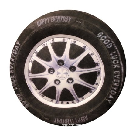 3D Simulationsrat Pude, Blød Bildæk Pude Rat Legetøj Udendørs Pude