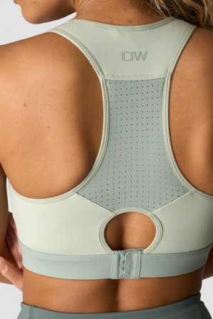 ICANIWILL - Mirage Sports Bra Faded Sea Green - Dame - ICIW