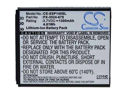 Batteri till SmartPhone, Mobil för Simvalley SP-140, SingleCore