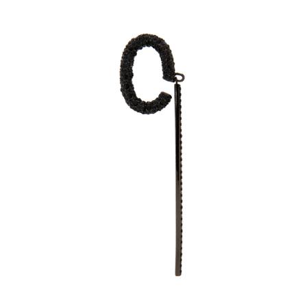 Alexander McQueen Earrings Sort, Dame Øreringe, Størrelse: ONE Size