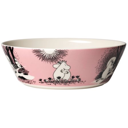 Moomin arabia Kjærlighet 30 serveringsskål 23 cm' - 'Rosa