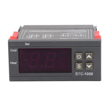 Stc 1000 termostatbryter elektronisk digital display mikrodator temperaturregulator bryter akvarium klekking termostat 110V‐220V