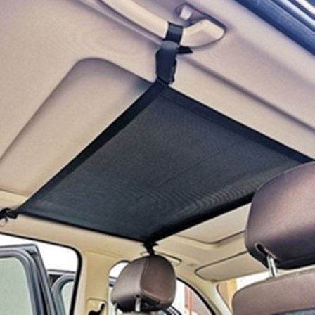 Bilens loftslastnetlomme, 31"x21" Justerbar dobbeltlags Me