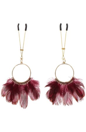 Taboom Tweezers With Feathers Brystvorteklemmer