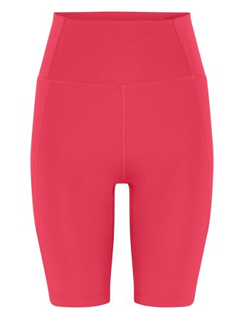 Compressive High-Rise Bike Shorts Coral Girlfriend Collective