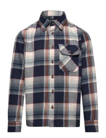 Jjdarren Flannel Check Overshirt Ls Jnr Patterned Jack & J S