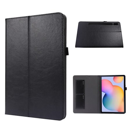 Crazy Horse Samsung Galaxy Tab S7 læder flip etui - sort