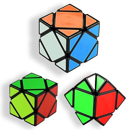 3x3 Intellect Black Base Speed ​​Pussel Tilt Twist Rubik's Cube