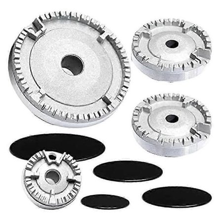 Kestävä liekkikruunu kaasuliesille - Universaali sopivuus keskikokoihin