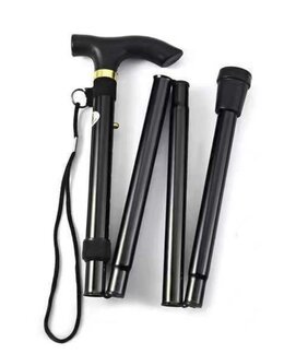 Stokk sammenleggbar svart - Good Living