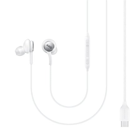 Samsung AKG kablede in-ear-hovedtelefoner USB-C hvid (EO-IC100BWEGEU)