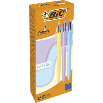 Kulepenn BIC 4 Colours Pastel