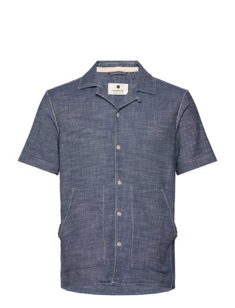 Akkurt Twill S/S Shirt Blue Anerkjendt
