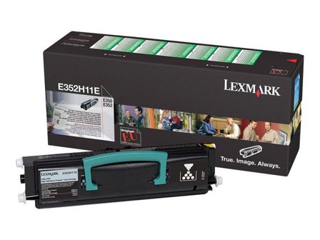 Lexmark Toner, E352H11E, svart, singelförpackning, hög kapacitet - Lyreco - Toner och bläck - Tonerkassetter - Toner Lexmark