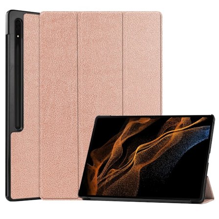 Samsung Galaxy Tab S10 Ultra Kotelo Tri-fold Vaaleanpunainen