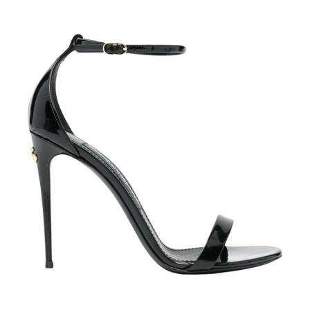 Dolce & Gabbana High Heel Sandalen , Zwart , Dames , Maat: 37 EU