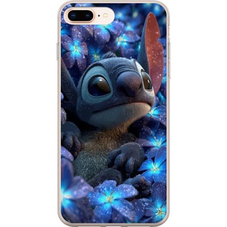 Kompatibelt Mobilskal till Apple Apple iPhone 8 Plus Stitch Bland Blommor i Nattljus