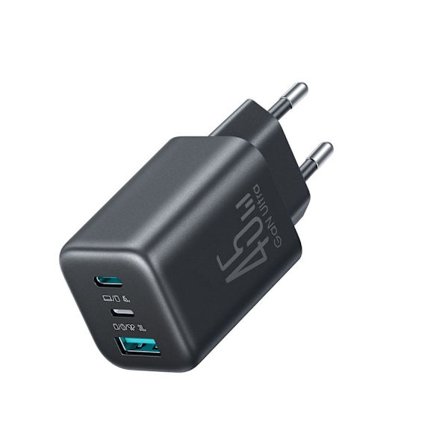 Joyroom JR-TO1 45W GaN Charger 2x USB-C/1x USB-A – Black
