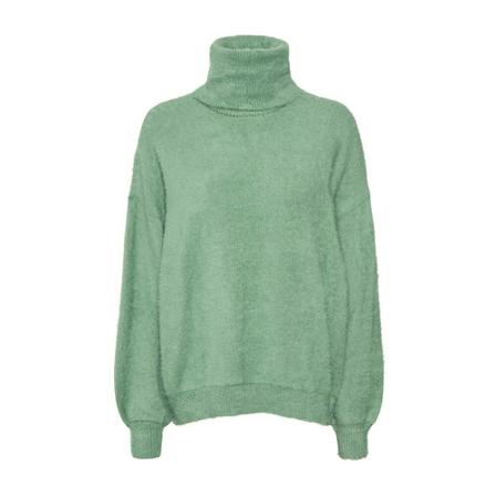 Noisy May, Lyndsey Turtleneck Knitwear Groen, Dames, Maat:XS
