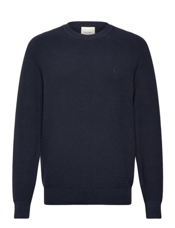 Calvin Klein | Ls Texture Cttn Crewnk Sweater 1 | XXL