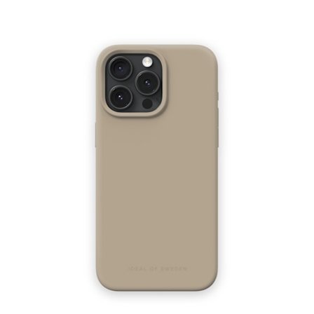Silicone Case iPhone 15 Pro Perfect Beige