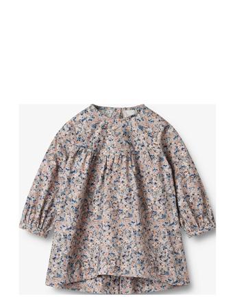 Dress L/S Fenja Dresses & Skirts Dresses Casual Dresses Long-sleeved Casual Dresses Pink Wheat