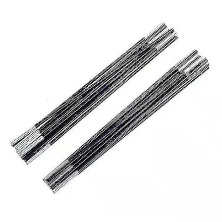 Universal Trampolin Glasfiberstavar Att Ersätta Övre Stång / Metallring - Med Kappor -xx