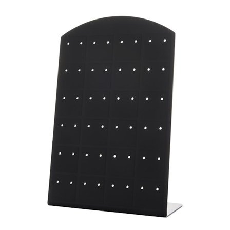 Display til øreringe - Smykkestativ - Sort