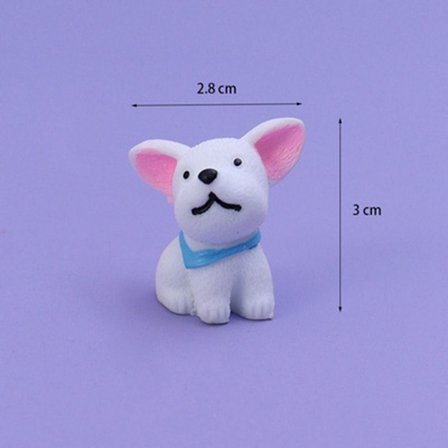 Simulering tecknad hunddjursfigurer modell 5 5