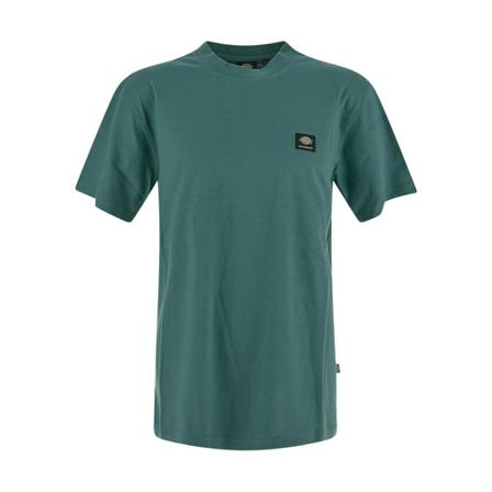 Dickies T-shirt in cotton with logo patch on chest Grøn, Herre T-shirts