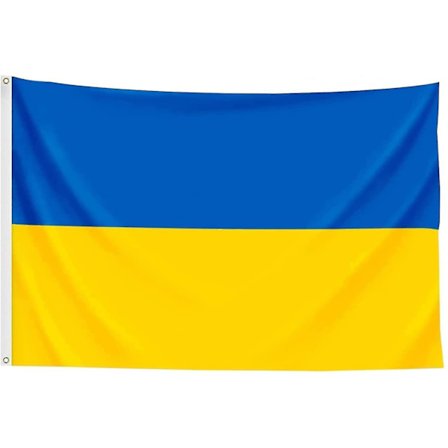 Ukraines flag 3ftx5ft Ukrainske nationale flag Polyester med messing øjer 3x5 fod flag(90cm*150cm)