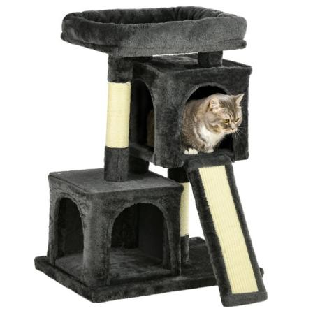 Kattträd Med Sisalpelare, Kattskrapstolpe, Kattklätterträd, Katt