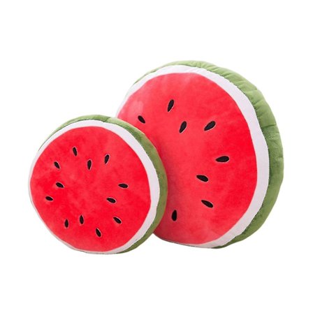 Söt vattenmelon kramande kudde bekväm och handkänsla present till julfödelsedag