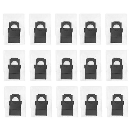 15 st Ersättningsdammpåsar för X30 / X30 Pro Ultra Robotdammsugare Tillbehör