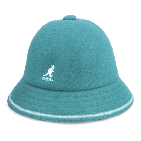Kangol - Green bucket Kapelusz - Stripe Casual Fanfare Bucket @ Hatstore