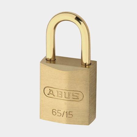 Padlock ABUS 65/15, Ø3 mm, brass