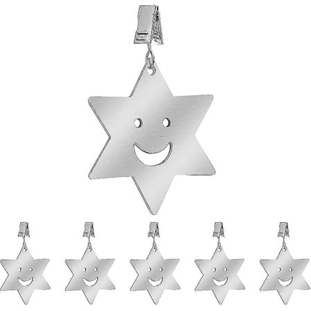 6 st Bordsduksklämmor i rostfritt stål, Utomhus Bordsduksvikter, bordsduk