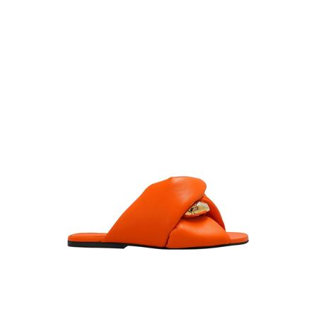 JW Anderson Sliders orange, Dam Flip-flops, Dam, Storlek: 36 EU