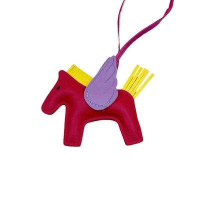 PU Läder Ängel Pegasus Berlock med Metallkrok för Bilspegeldekoration